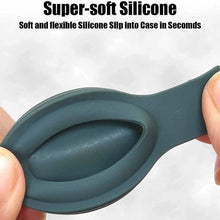 将图片加载到图库查看器，5-Pack: Silicone Airtag Holder with Anti-Lost Keychain
