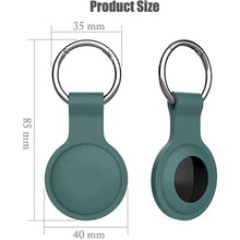 将图片加载到图库查看器，5-Pack: Silicone Airtag Holder with Anti-Lost Keychain
