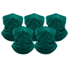 Load image into Gallery viewer, 5-Pack: Unisex Moisture Wicking Gaiter Face Neck Scarf Bandanna
