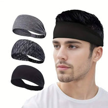 Load image into Gallery viewer, 5-Pack: Unisex Sports Fitness Headband and Sweatband
