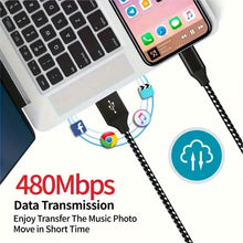 将图片加载到图库查看器，5-Pack: USB Type-C Fast Charging Cable
