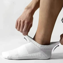 Load image into Gallery viewer, 5-Pairs: Casual Ankle Boat Socks With Towel Bottom
