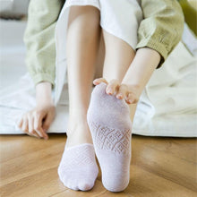 Load image into Gallery viewer, 5 Pairs Female Silicone non-slip invisible Socks Summer Solid Color Mesh Ankle Boat Socks Female Cotton Slipper No show Socks For Women
