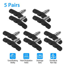Load image into Gallery viewer, 5-Pairs: V Bike Brake Pads
