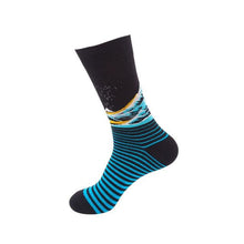 Load image into Gallery viewer, Women's Colorful Cotton Socks Fruits Banana Avocado Lemon Egg Cookie Donuts Food Happy Color Socks
