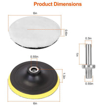 将图片加载到图库查看器，5-Piece: 6" Buffing Polishing Pads
