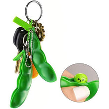 Load image into Gallery viewer, 5-Piece: Edamame Keychain Squeeze Toy
