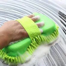 Load image into Gallery viewer, 5-Pieces: Car Wash Mitt Chenille Microfiber Wash Sponge Scratch Free
