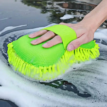 Load image into Gallery viewer, 5-Pieces: Car Wash Mitt Chenille Microfiber Wash Sponge Scratch Free

