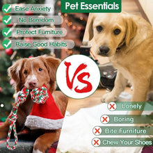 Load image into Gallery viewer, 5-Pieces: Christmas Dog Rope Chew Toys
