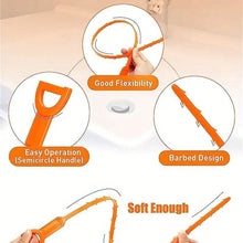 Load image into Gallery viewer, 5-Pieces: Drain Clog Remover Tool
