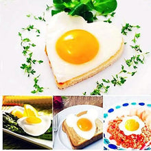 将图片加载到图库查看器，5-Pieces Set: Fried Egg Mold Pancake Rings Shaped
