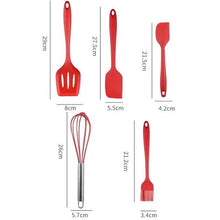 将图片加载到图库查看器，5-Pieces: Silicone Cooking Utensils Sets
