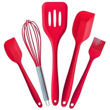 将图片加载到图库查看器，5-Pieces: Silicone Cooking Utensils Sets
