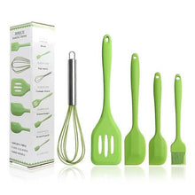将图片加载到图库查看器，5-Pieces: Silicone Cooking Utensils Sets
