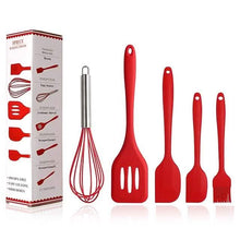 将图片加载到图库查看器，5-Pieces: Silicone Cooking Utensils Sets
