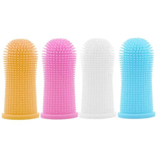 Load image into Gallery viewer, 5-Pieces: Super Soft Pet Finger Toothbrush Teeth Cleaning Silicone Tooth Brush

