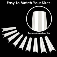 将图片加载到图库查看器，500-Piece: Long False Finger Nails
