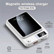 Load image into Gallery viewer, 5000mAh Magnetic Wireless Charging Bank 22.5W Fast Charging

