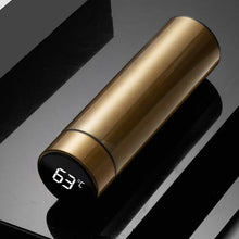 Load image into Gallery viewer, 500ml Stainless Steel Intelligent Insulation Water Bottle Vacuum Bottle Insulation Touch Intelligent Temperature Display  Intelligent Touch Display Temperature 304 Stainless Steel Thermos Water Bottle
