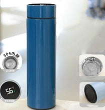 Load image into Gallery viewer, 500ml Stainless Steel Intelligent Insulation Water Bottle Vacuum Bottle Insulation Touch Intelligent Temperature Display  Intelligent Touch Display Temperature 304 Stainless Steel Thermos Water Bottle
