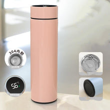 Load image into Gallery viewer, 500ml Stainless Steel Intelligent Insulation Water Bottle Vacuum Bottle Insulation Touch Intelligent Temperature Display  Intelligent Touch Display Temperature 304 Stainless Steel Thermos Water Bottle

