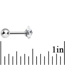 Load image into Gallery viewer, 18G 1/4 Crystalline Gem Gleaming Star Tragus Cartilage Earring
