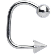 将图片加载到图库查看器，14G 1/2 Surgical Steel Ball Cone Lippy Loop Labret
