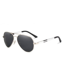 将图片加载到图库查看器，Aviation Luxury Aluminum Magnesium Gold Fashion Polarized Lens Sunglasses Men/Women Driving Mirror Sunglasses  Military Style
