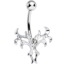 将图片加载到图库查看器，Crystalline Gem Exotic Leaves Belly Ring
