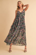 将图片加载到图库查看器，Printed V-Neck Frill Tiered Cami Comfortable Dress For Women – Playful, Feminine &amp; Fun for Summer Days
