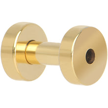 Load image into Gallery viewer, 10G PVD Gold Titanium Screw Fit Tunnel
