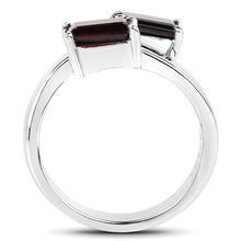 Load image into Gallery viewer, 2.40 Carat Genuine  Garnet .925 Sterling Silver Ring
