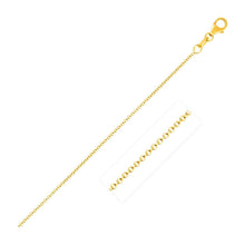 将图片加载到图库查看器，14k Yellow Gold Round Cable Link Chain 1.1mm
