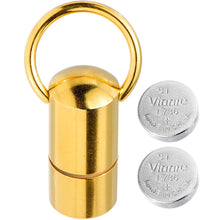 Load image into Gallery viewer, 14G Gold Anodized Titanium Lix Oral Vibrator Captive Ring
