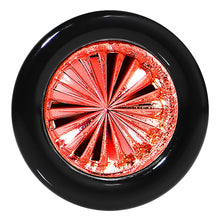 Load image into Gallery viewer, Black Acrylic Red Flashy Tire Rim Saddle Plug 2G to 20mm
