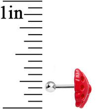 Load image into Gallery viewer, Going to a Party Red Bow Tie Tragus Cartilage Earring
