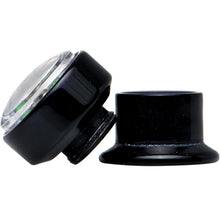 Load image into Gallery viewer, Acrylic Black Find Your Direction Compass Screw Fit Plug 0G to 1"
