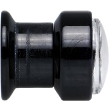 Load image into Gallery viewer, Acrylic Black Find Your Direction Compass Screw Fit Plug 0G to 1"
