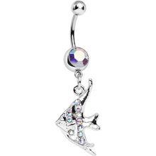 将图片加载到图库查看器，Aurora Gem Coral Reef Tropical Fish Dangle Belly Ring
