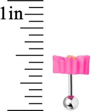 Load image into Gallery viewer, 16G Hot Pink Desert Cactus Flower Cartilage Tragus Earring
