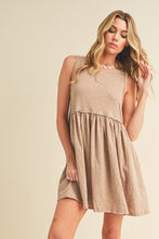 Load image into Gallery viewer, Round Neck Mini Tank Dress For Women–Comfortable, Versatile &amp; Perfect for Casual or Dressy Occasions
