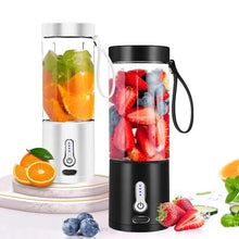 Load image into Gallery viewer, 530ML Electric Juicer Portable Smoothie Blender USB Rechargeable Food Processor Fruit Mixer Machine Mini Juicer Blender Cup Portable Juicer For Travel USB Electric Blender Fruit Smoothie Blender Machine Personal Food Processor Juicer

