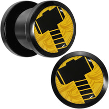 Load image into Gallery viewer, 00G Licensed Hammer of Thor Acrylic Screw Fit Plugs Set
