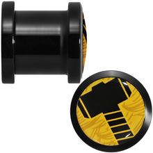 Load image into Gallery viewer, 00G Licensed Hammer of Thor Acrylic Screw Fit Plugs Set
