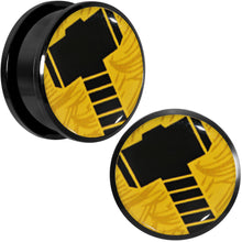 Load image into Gallery viewer, 1 inch Licensed Hammer of Thor Acrylic Screw Fit Plugs Set
