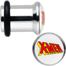 Load image into Gallery viewer, 0G Licensed X-Men Single Flare Steel Tunnel Plugs Set
