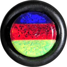 Load image into Gallery viewer, 0G Green Red Blue Acrylic Vibrant Glitter Taper
