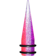 Load image into Gallery viewer, 1/2 Multi Pink Acrylic Perfectly Rosy Glitter Taper
