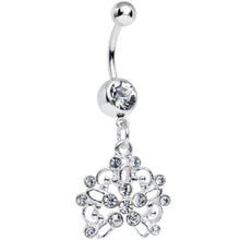 Load image into Gallery viewer, Clear Gem Sparkling Lisbon Lace Dangle Belly Ring
